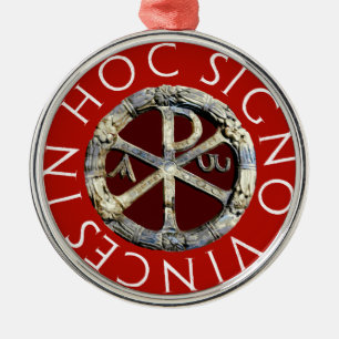 Ornement En Métal Chi-Rho