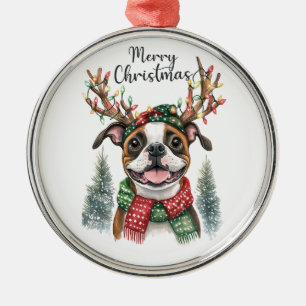 Ornement En Métal Chien de boîte mignon
