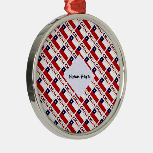 Ornement En Métal Chili Pavillon chilien Carrelage personnalisation  (Droite)