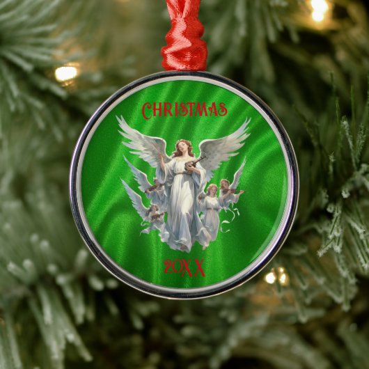 Ornement En Métal Chœur d'anges de Noël (Arbre)