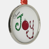 Ornement En Métal Choisir l'ornement Joy (Droite)