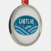 Ornement En Métal Choteau Montana Outdoors (Droite)