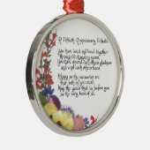 Ornement En Métal cinquantième Hommage d'anniversaire (Droite)