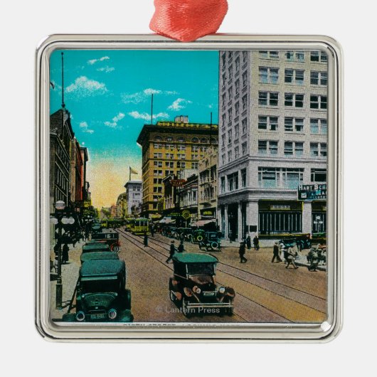 Ornement En Métal Cinquième rue semblant du nord, San Diego (Devant)