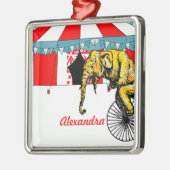 Ornement En Métal Cirque Memorabilia En mémoire des éléphants de cir (Gauche)