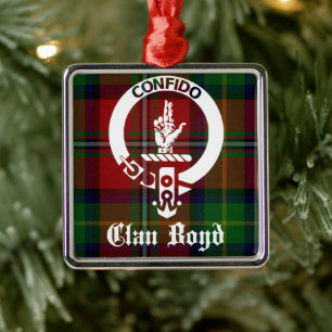 Ornement En Métal Clan Boyd Crest Tartan