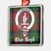 Ornement En Métal Clan Boyd Crest Tartan (Gauche)