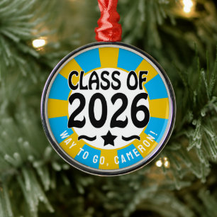 Ornement En Métal Classe d'étoiles de 2026