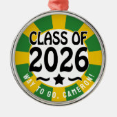 Ornement En Métal Classe d'étoiles de 2026 (Devant)