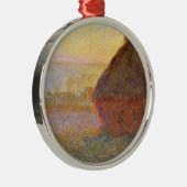 Ornement En Métal Claude Monet Impressionniste Peinture Graystaks I (Droite)