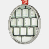Ornement En Métal Clavier de machine à écrire (Gauche)