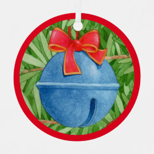 Ornement En Métal CLOCHETTES DE NOËL Ornement Métal Rond
