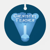 Ornement En Métal Cloud enseignant en chimie (Verso)