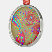 Ornement En Métal Clown Reindeer (Gauche)