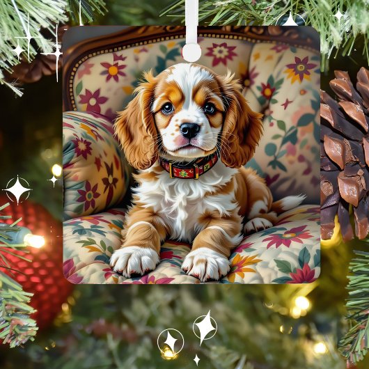Ornement En Métal Cocker Spaniel Chien Chien Chien Chien Chien Perso