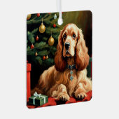 Ornement En Métal Cocker Spaniel Christmas (Avant droite)
