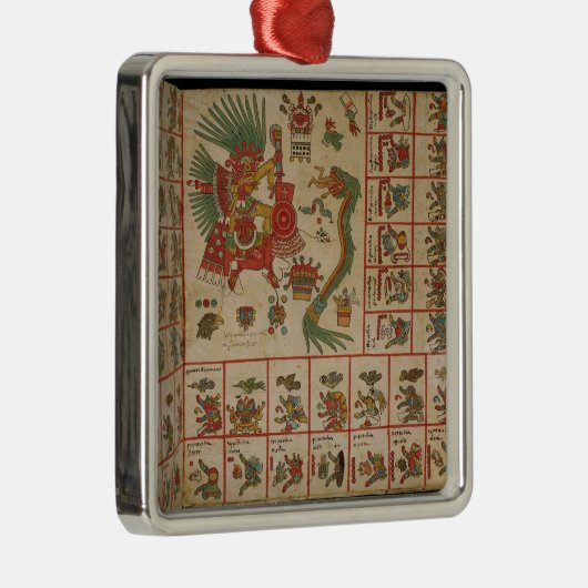 Ornement En Métal Codex aztèque Borbonicus (Droite)