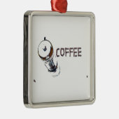 Ornement En Métal Coffee MagicEnjoy, 'première chose le matin', ' (Droite)