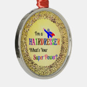 Ornement En Métal Coiffeur Super Power en céramique (Droite)