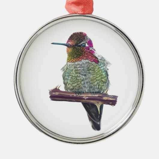 Ornement En Métal Colibri d'Anna (Devant)