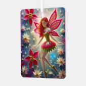 Ornement En Métal Collection de fées de Noël - Cheveux rouges (Avant gauche)