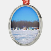 Ornement En Métal Collection de pêche de glace (Gauche)