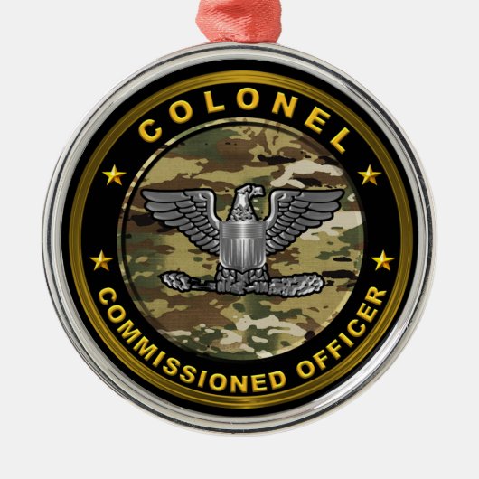 Ornement En Métal Colonel (Devant)