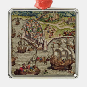 Ornement En Métal Combat naval