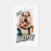 Ornement En Métal Comic moderne simple Grunge personnalisé photo pou (Avant gauche)