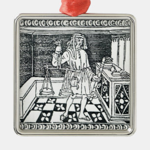 Ornement En Métal Commutateur d'argent