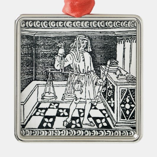 Ornement En Métal Commutateur d'argent (Devant)