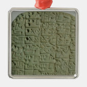 Ornement En Métal Comprimé avec le manuscrit cunéiforme (Devant)