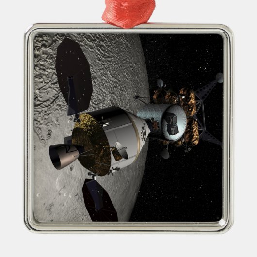 Ornement En Métal Concept du véhicule d'exploration de l'équipage Or (Devant)