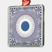 Ornement En Métal Conception élégante des yeux énergétiques : un Mot (Gauche)