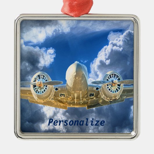 Ornement En Métal Conception élevée volante du model 18 de (Devant)