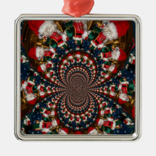 Ornement En Métal Conception Kaleidoscope Père Noël spéciale