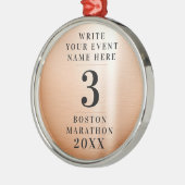 Ornement En Métal Concours de médaille de bronze classique simple 3e (Gauche)