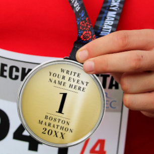 Ornement En Métal Concours simple de médaille d'or classique 1er pri