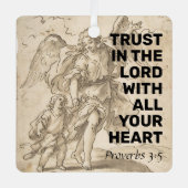 Ornement En Métal Confiance dans le Seigneur (Recto)