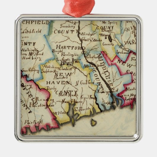 Ornement En Métal Connecticut 11 (Devant)