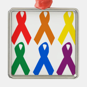 ORNEMENT EN MÉTAL CONSCIENCE D'HIV/CONSCIENCE DE SIDA