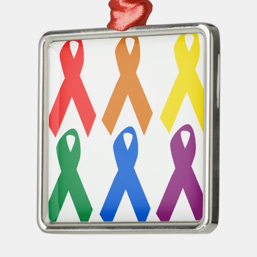 ORNEMENT EN MÉTAL CONSCIENCE D'HIV/CONSCIENCE DE SIDA (Gauche)