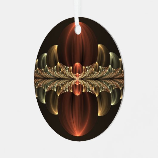 Ornement En Métal Construction d'Imaginaires Art Fractal Abstrait br (Avant gauche)