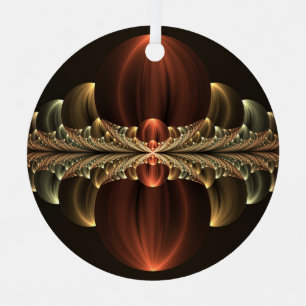 Ornement En Métal Construction d'Imaginaires Art Fractal Abstrait br