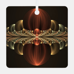 Ornement En Métal Construction d'Imaginaires Art Fractal Abstrait br