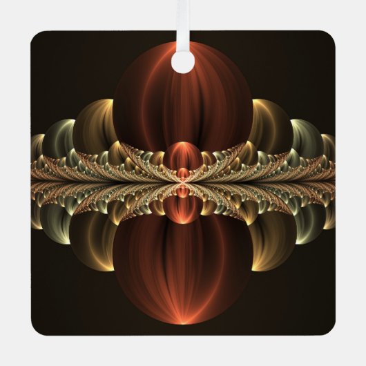 Ornement En Métal Construction d'Imaginaires Art Fractal Abstrait br (Recto)