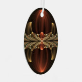 Ornement En Métal Construction d'Imaginaires Art Fractal Abstrait br (Avant droite)