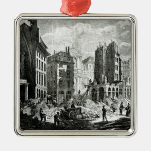 Ornement En Métal Construction du boulevard De Sébastopol