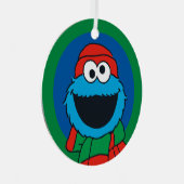 Ornement En Métal Cookie Monster Winter Scarf (Avant droite)
