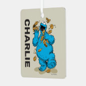 Ornement En Métal Cookie personnalisé Monster Crazy Cookies (Avant gauche)